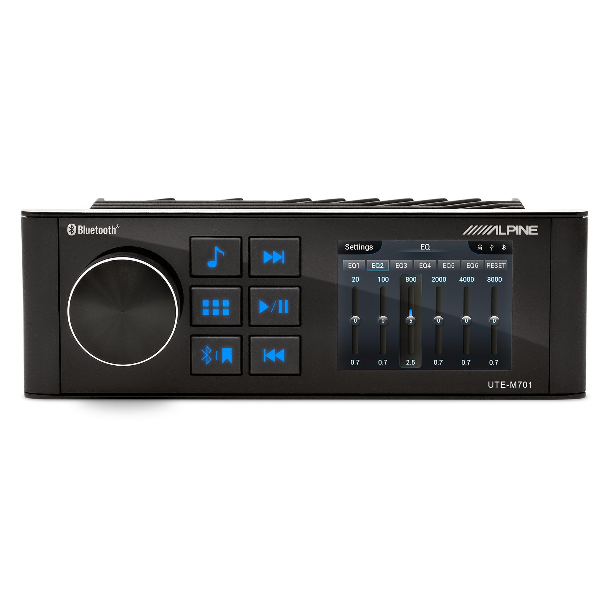 Amazon.com: Alpine UTE-M701 Waterproof Marine Bluetooth® Receiver